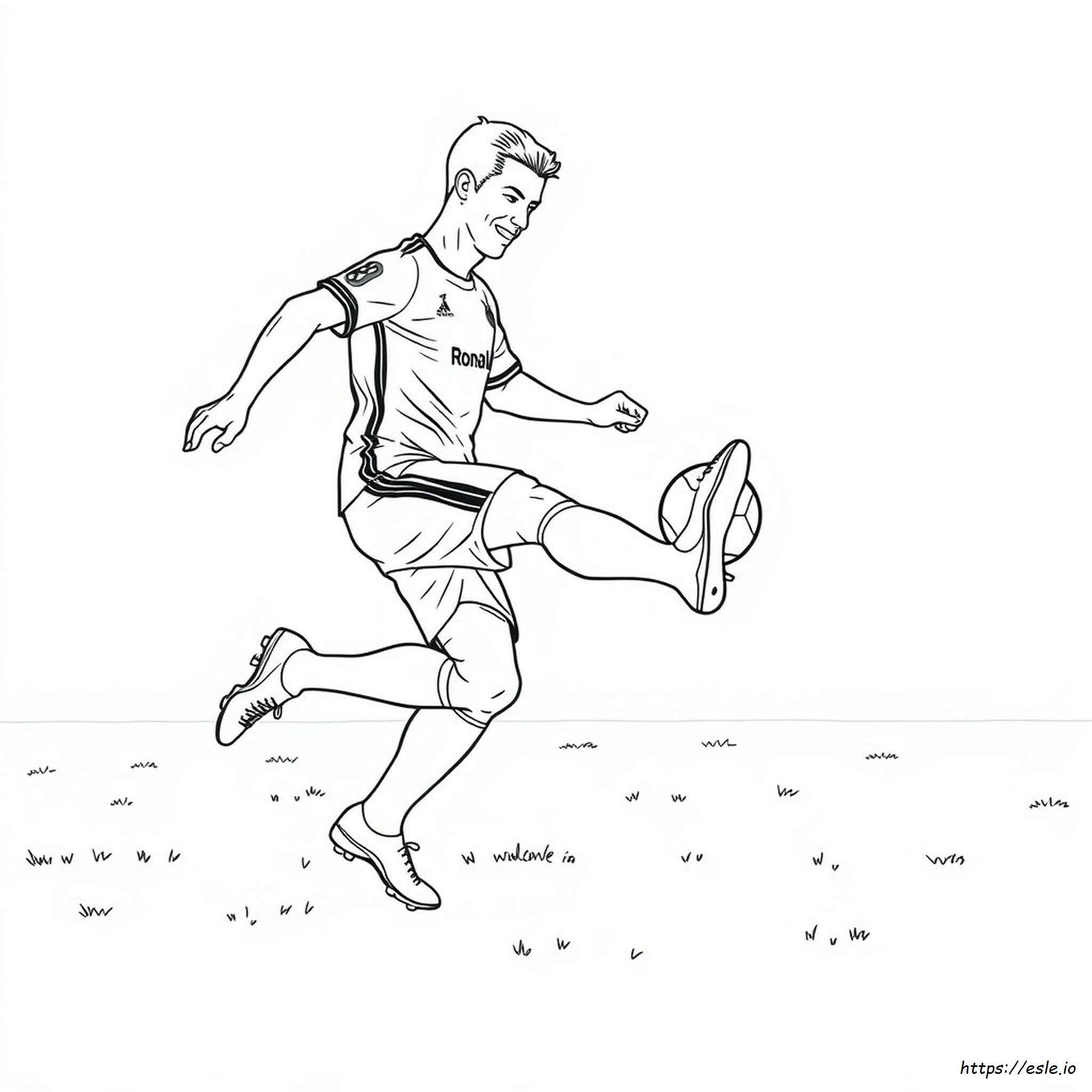 Ronaldo Fallrückzieher Ausmalbilder