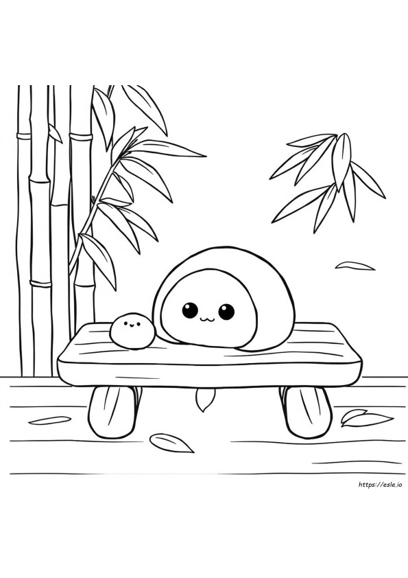 Mochi Ausmalbilder