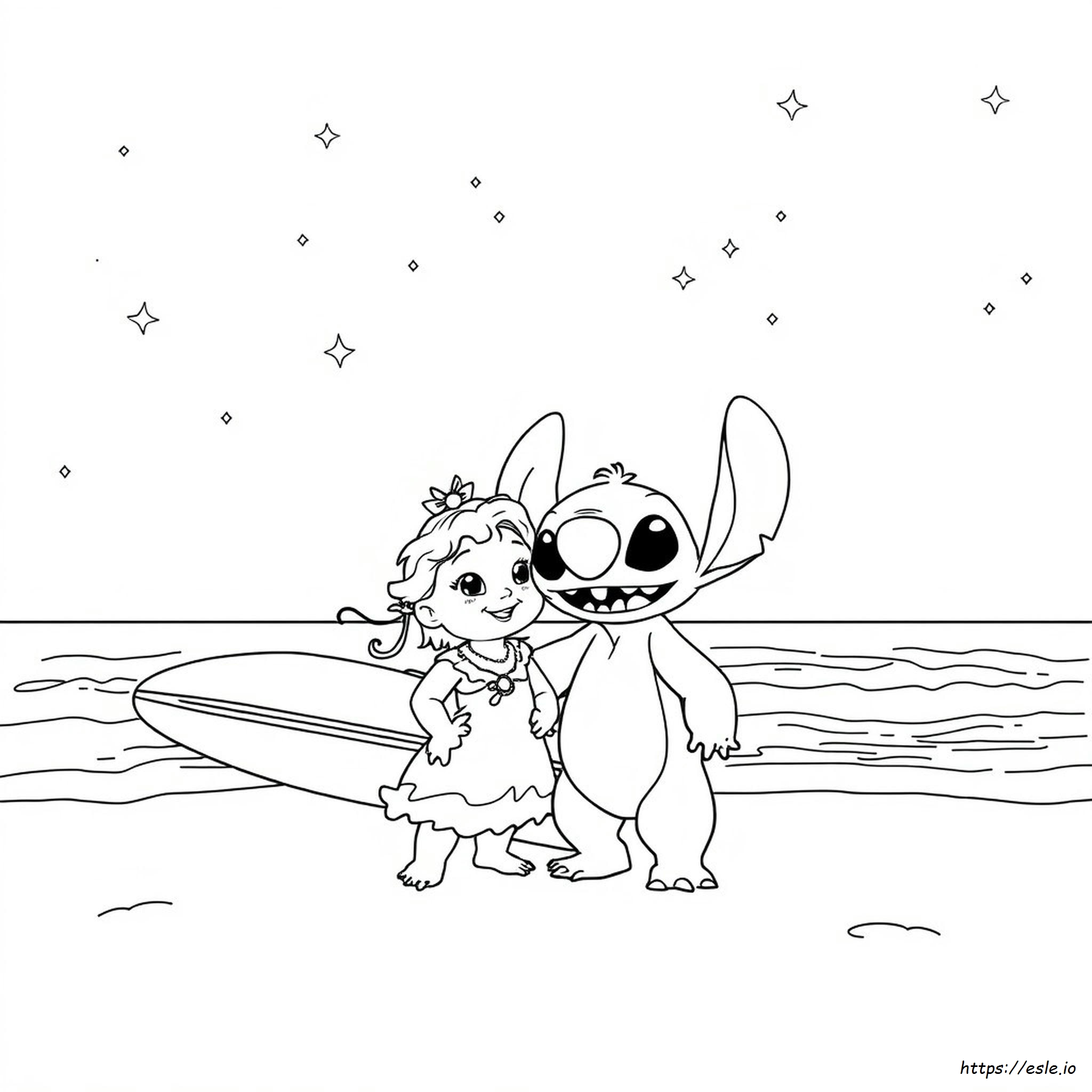 Lilo I Stitch Kolorowanki