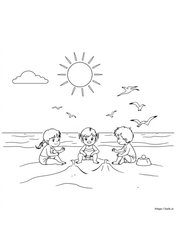 Summer Fun Coloring Pages Pdf