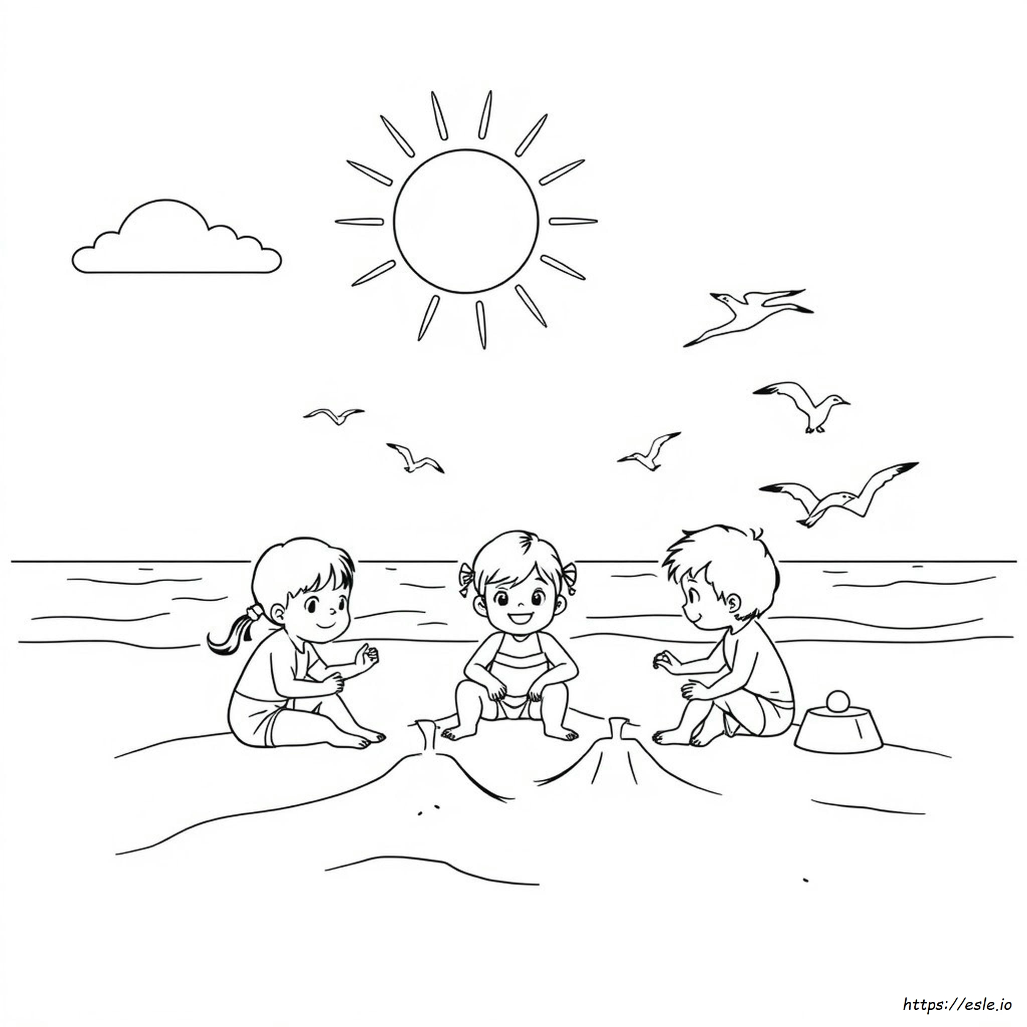 Summer Fun Coloring Pages Pdf