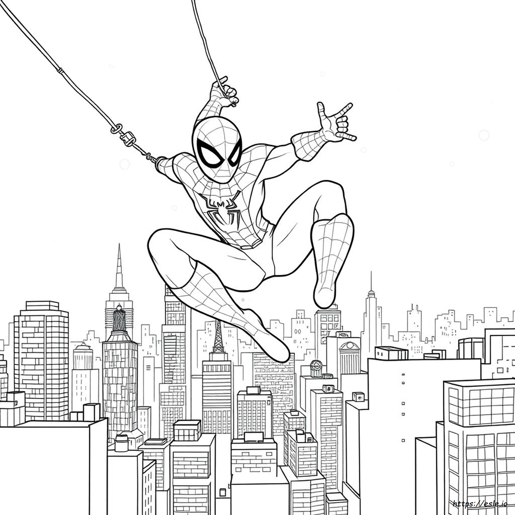 Colouring Pictures Of Spider Man