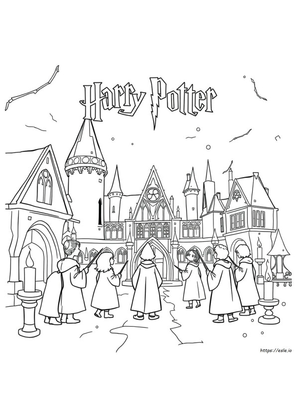 Coloring Pages Harry Potter Da Colorare