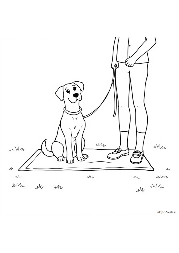 Obedience Coloring Sheet