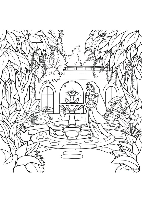 Princess Loolilalu Coloring Page