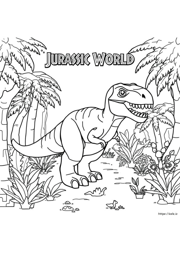Lego Jurassic World Para Colorir E Imprimir