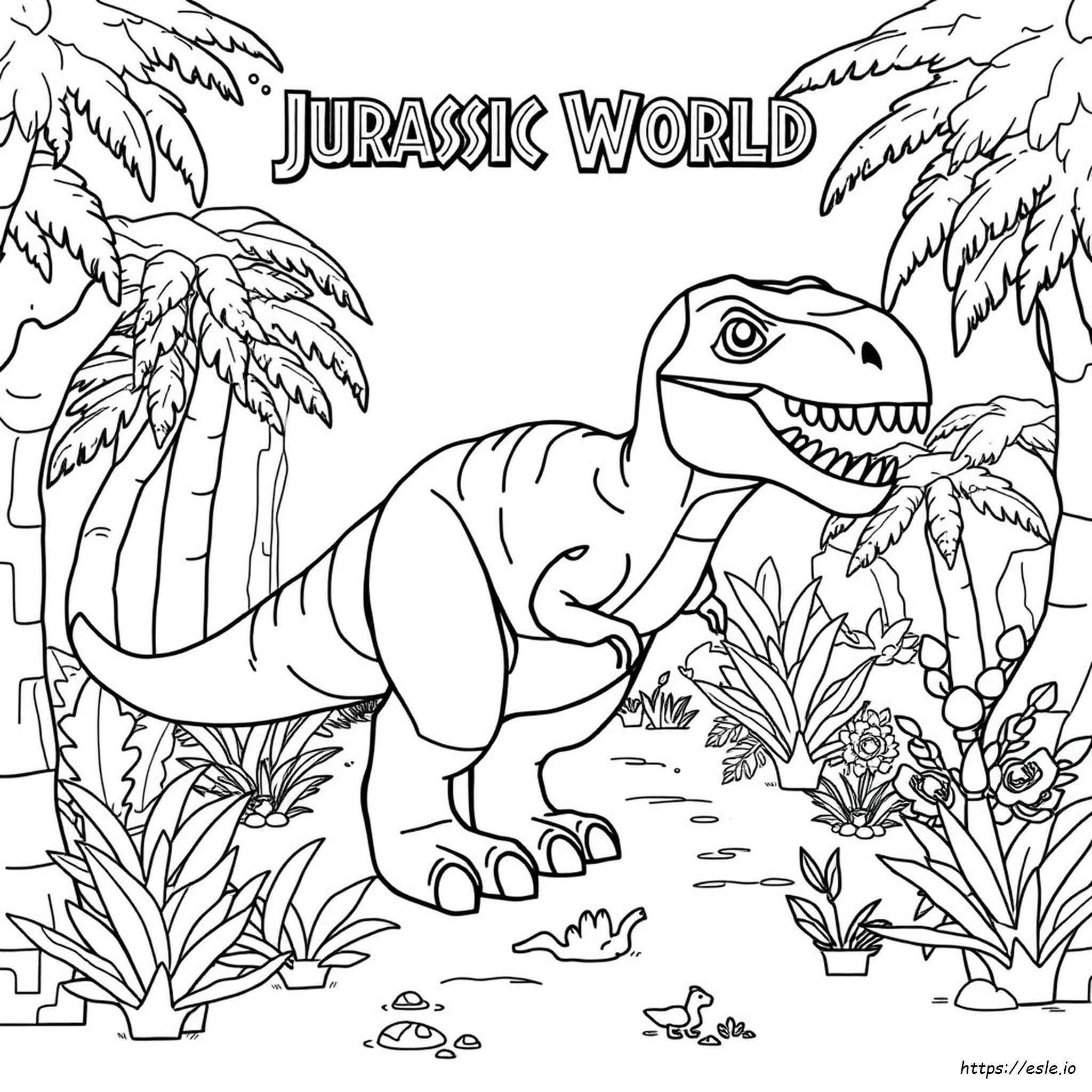 Lego Jurassic World Coloring Pages To Print
