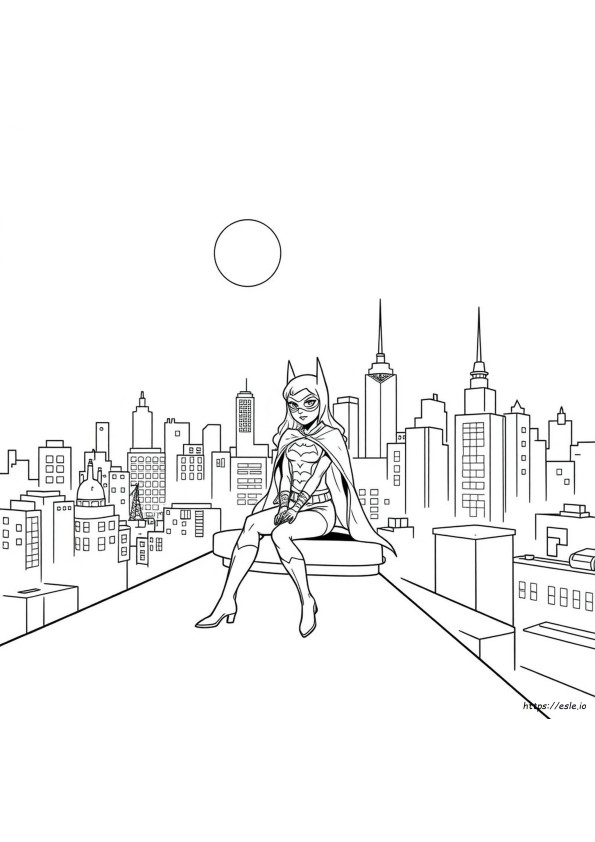 Batgirl Coloring