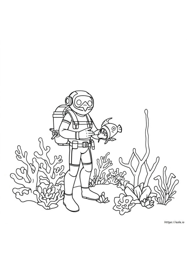 Yazdırılabilir Subnautica Boyama Sayfaları