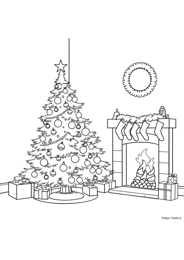 Albero Di Natale Da Colorare Difficile