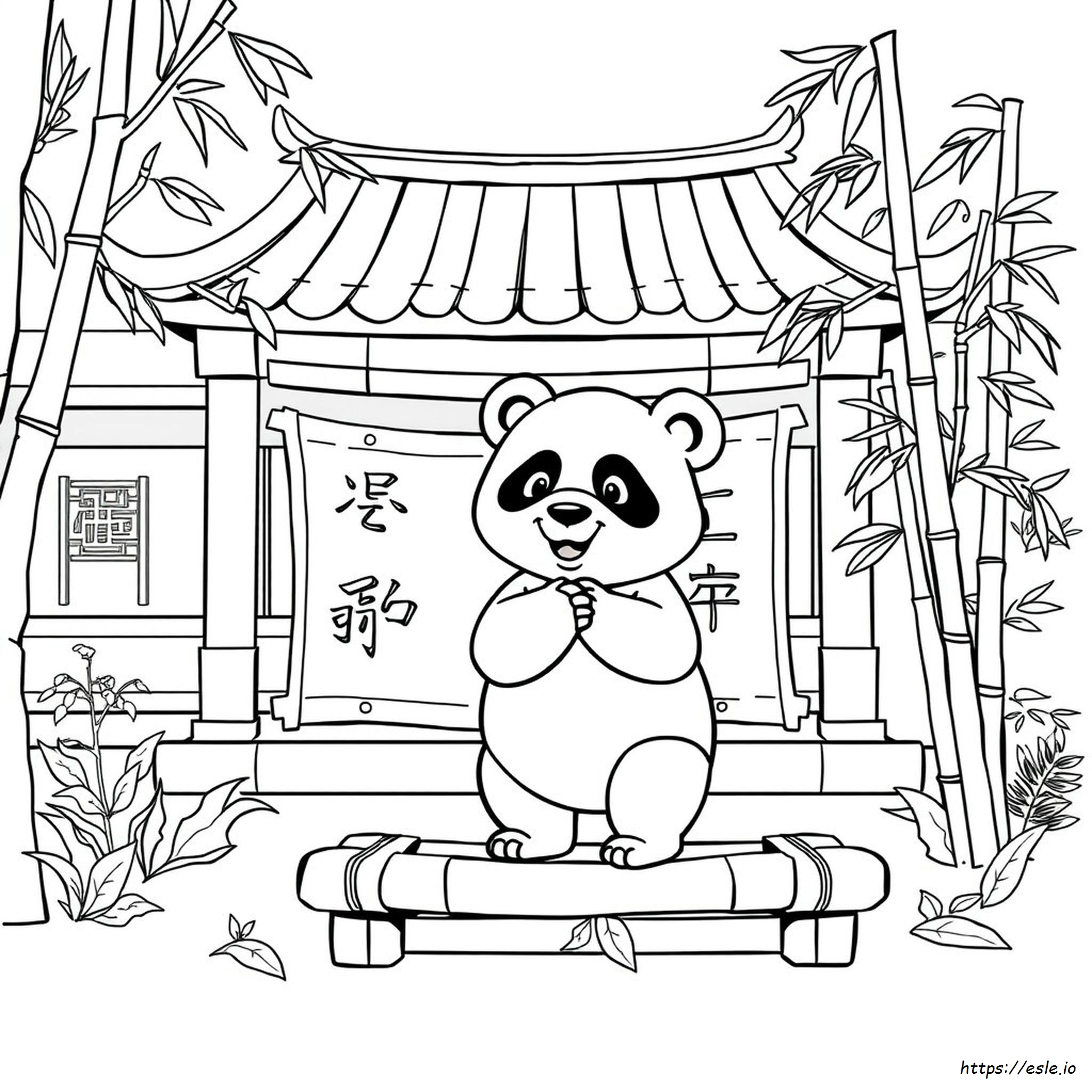 Kunfu Panda Coloring Pages