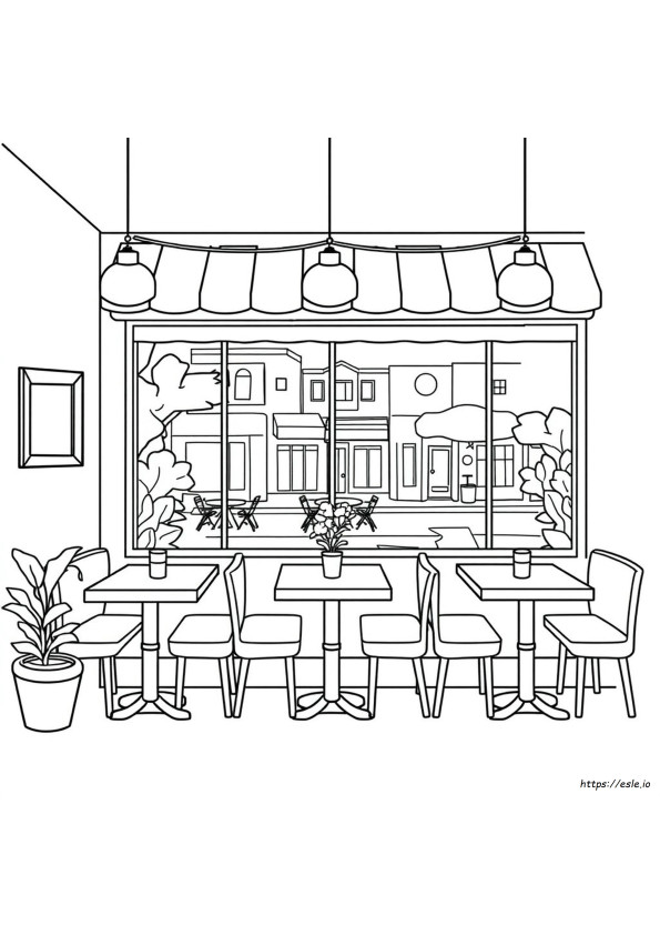 Kolorowanki Restauracja