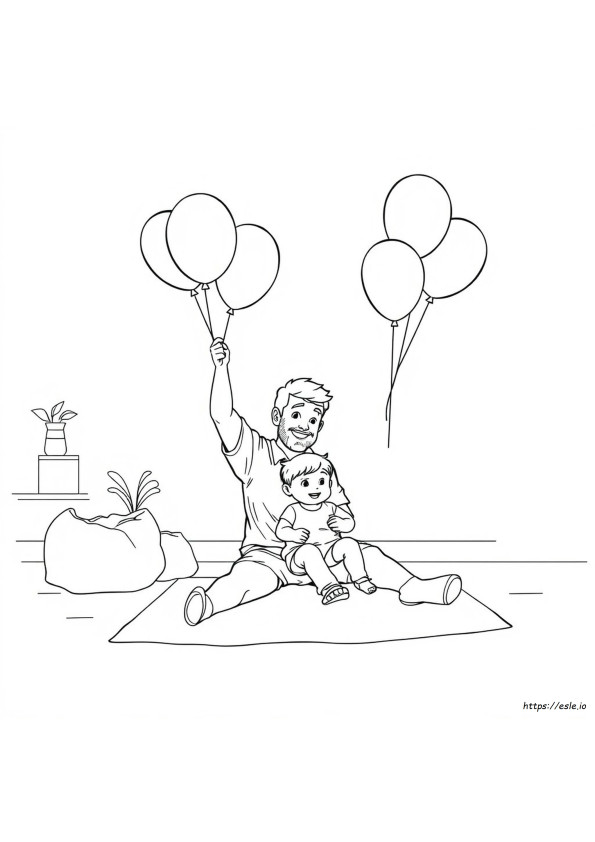 All About My Dad Coloring Pages