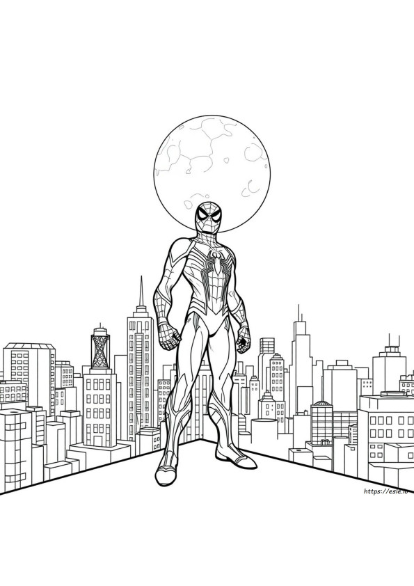 Coloriage Iron Spider Man
