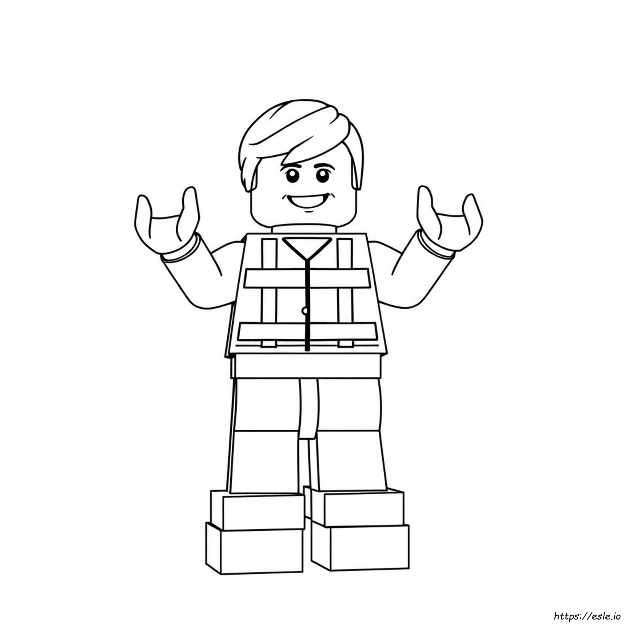 Emmet Lego Przygoda Kolorowanka