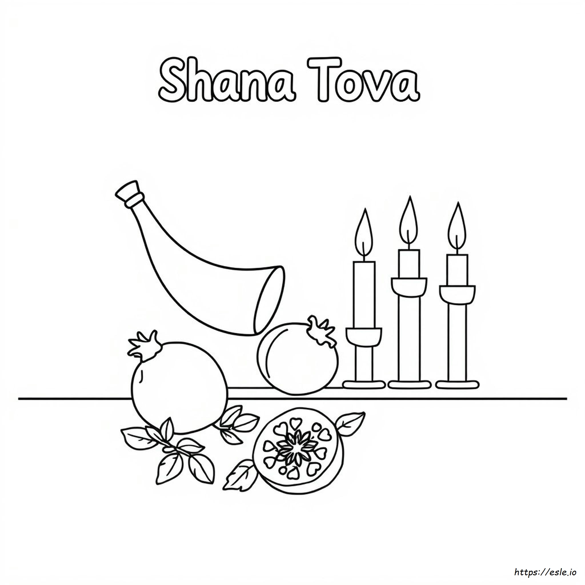 Rosh Hashanah Coloring Pages Printable