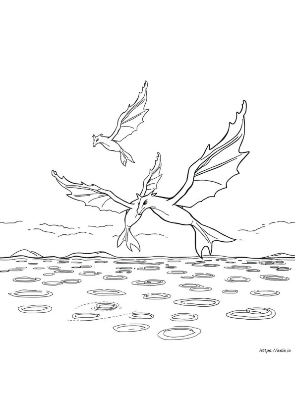 Seawing Tsunami Wings Of Fire Coloring Pages