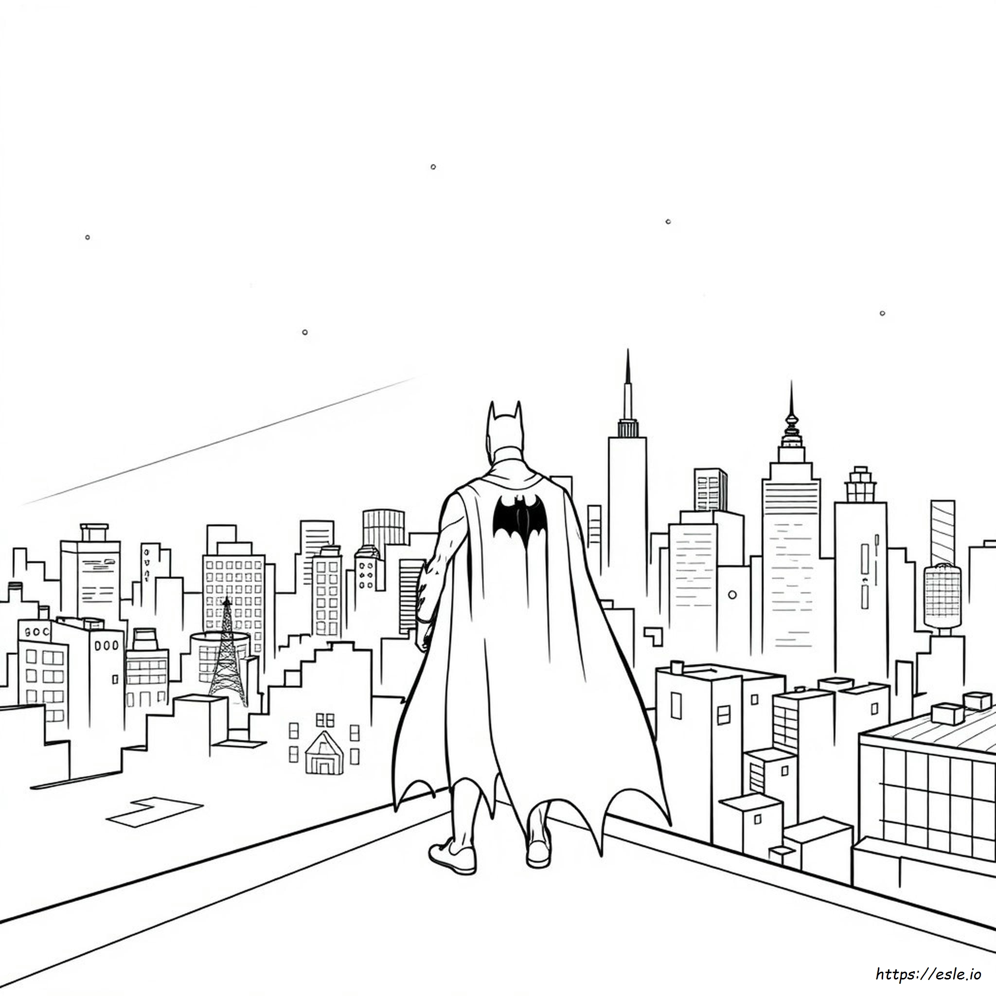 Boceto De Batman Para Colorear