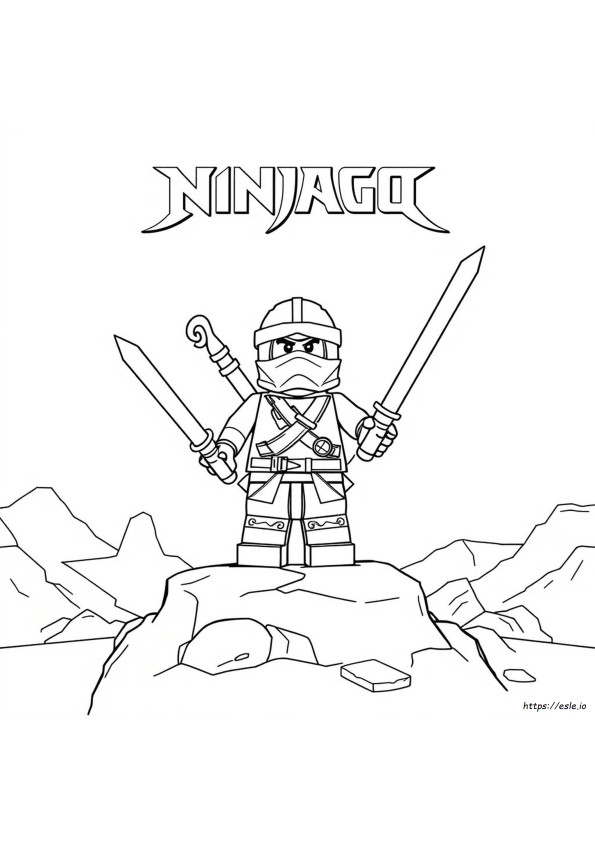 Lloyd Garmadon Złoty Ninja Lego Ninjago Kolorowanka Lloyd