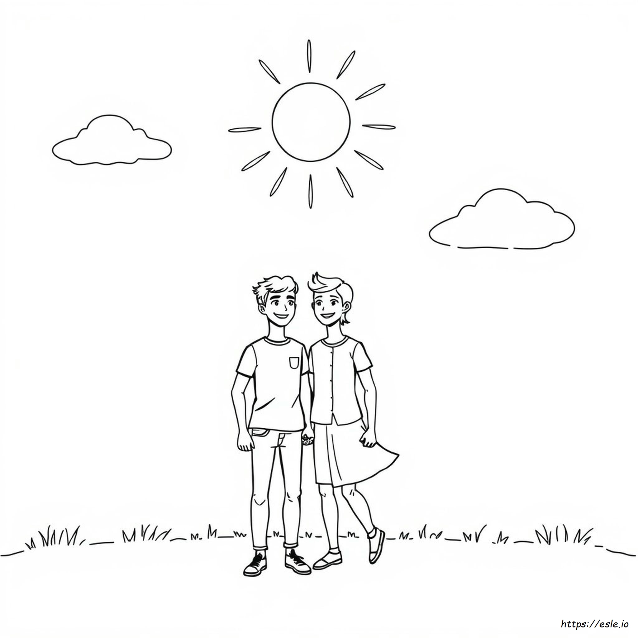 Coloriages Sur Le Thème Lgbt