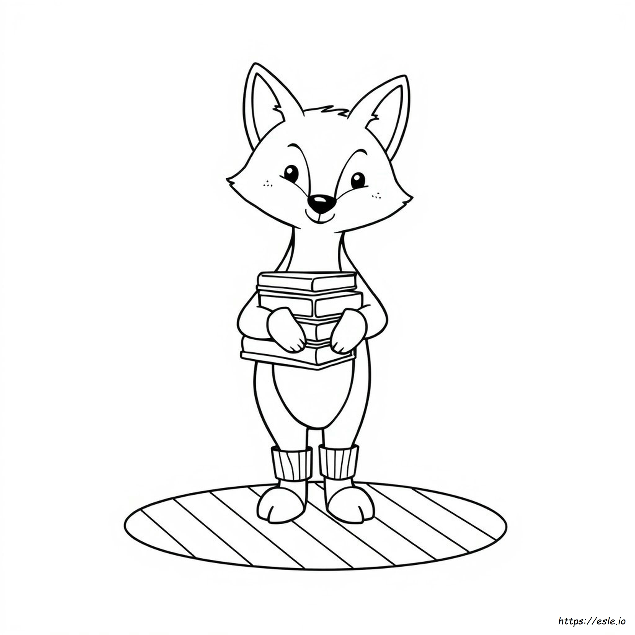 Fox In Socks Coloring Page Printable