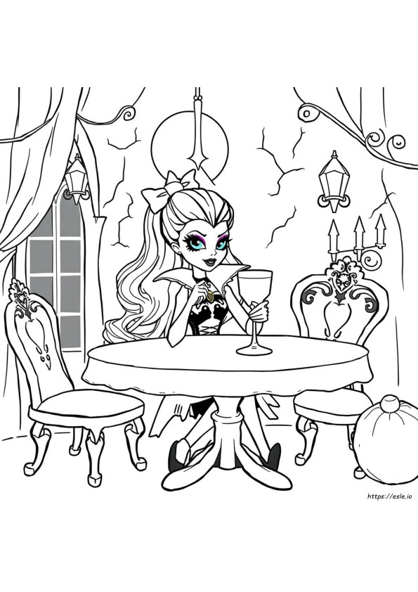 Draculaura Monster High Ausmalbilder