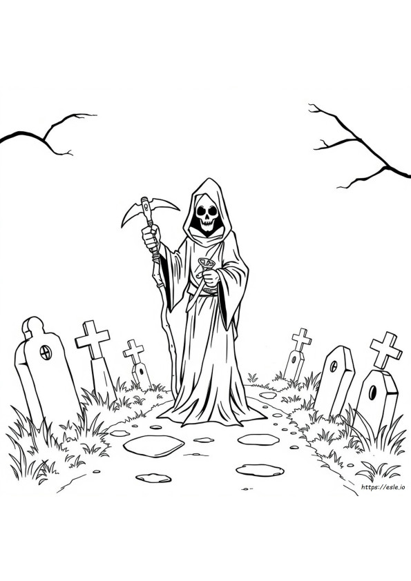 Grim Reaper Kleurplaten Voor Volwassenen