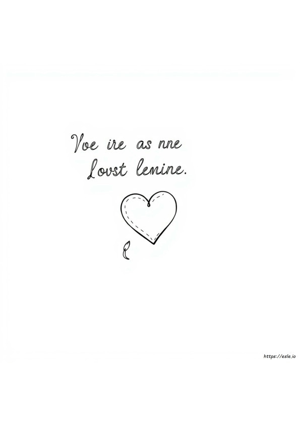 Quote Love Coloring Pages For Adults