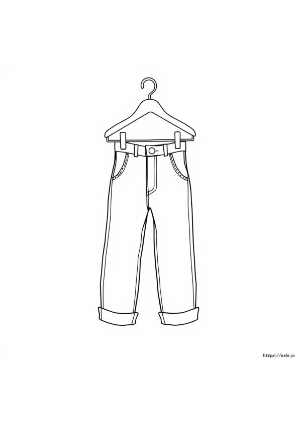 Broek Kleurplaat