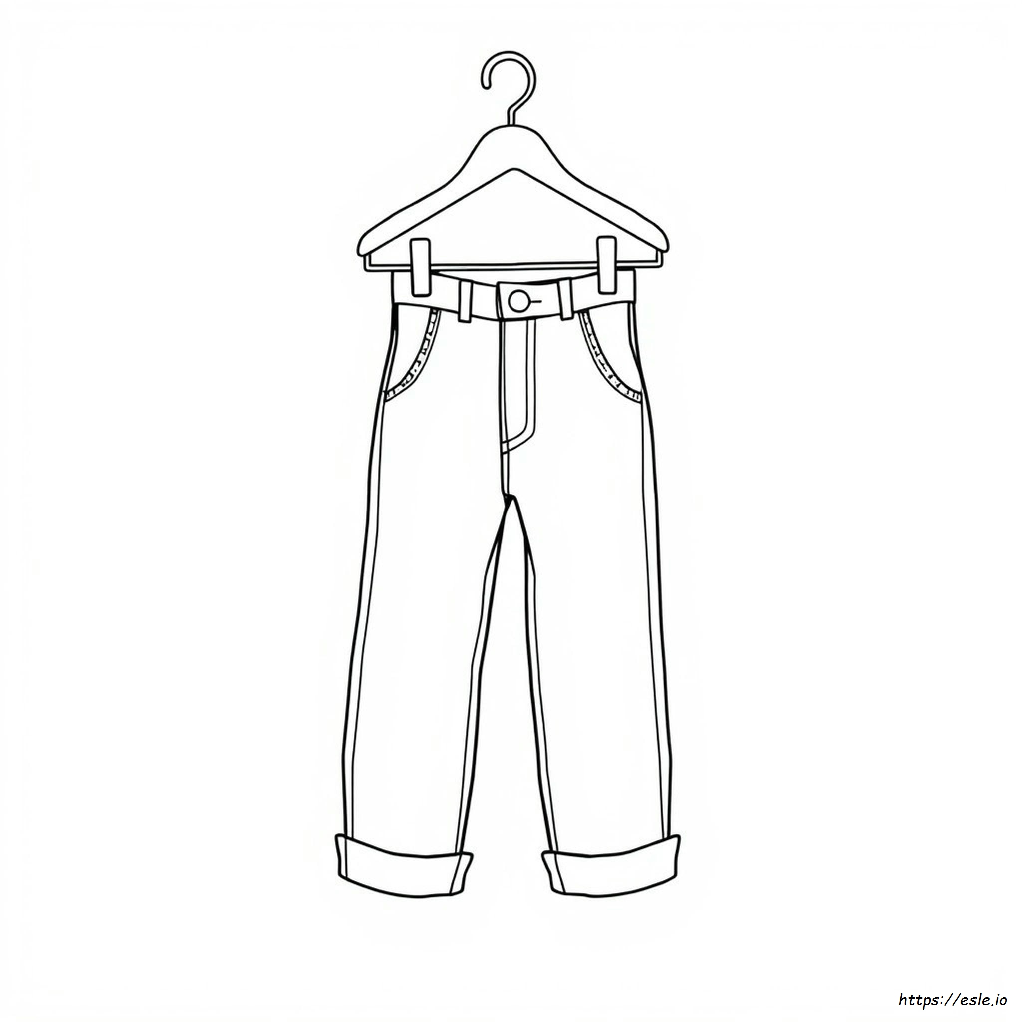 Coloring Page Of Pants