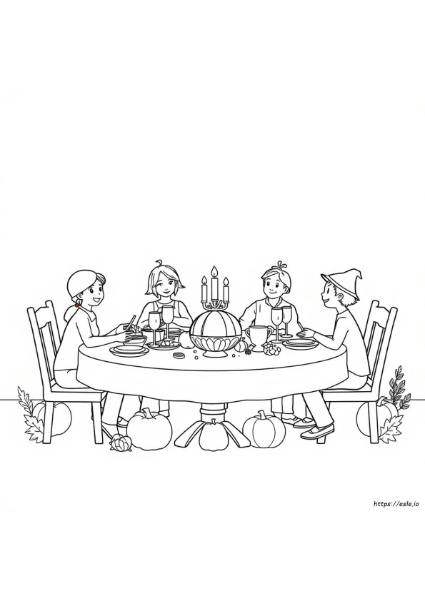 Full Page Thanksgiving Coloring Pages
