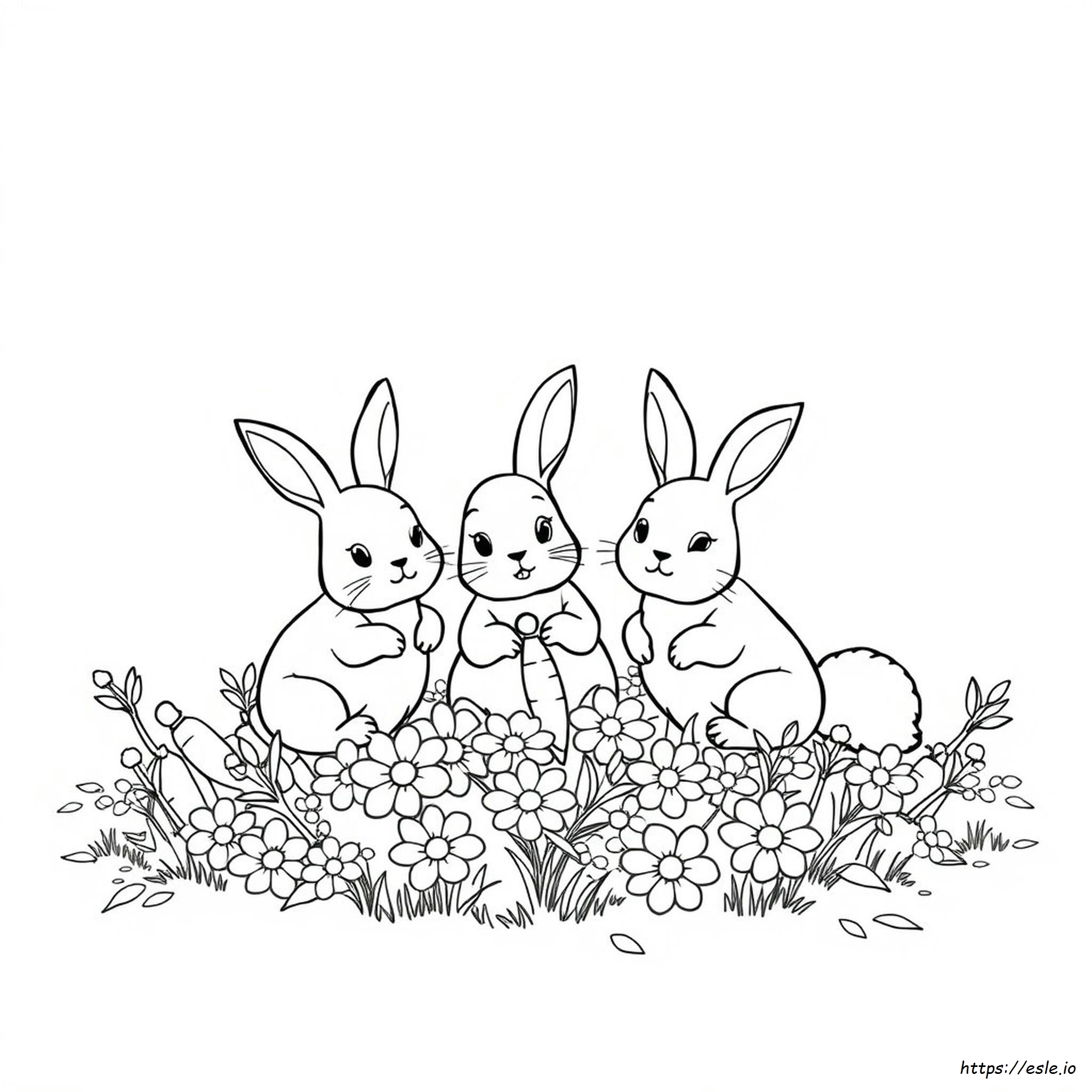 Coloriages Gratuits De Lapins
