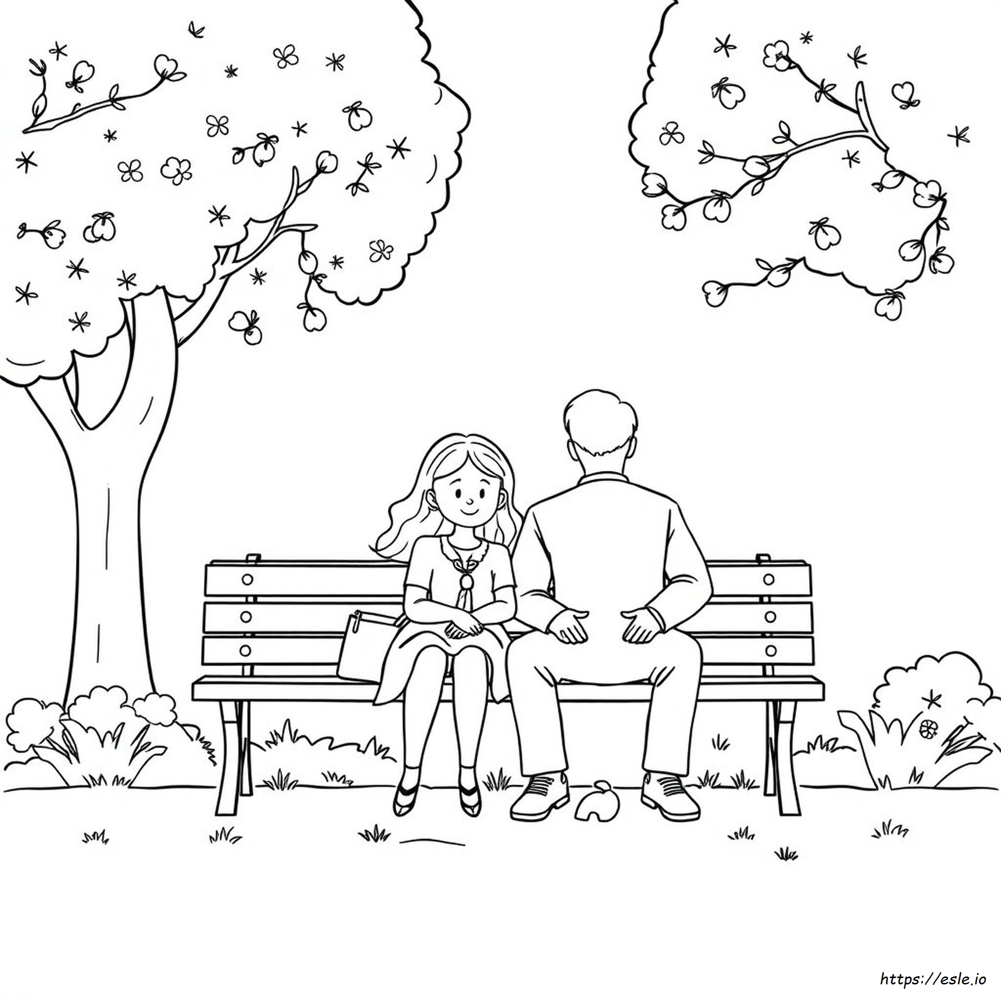 Mamãe E Papai Para Colorir