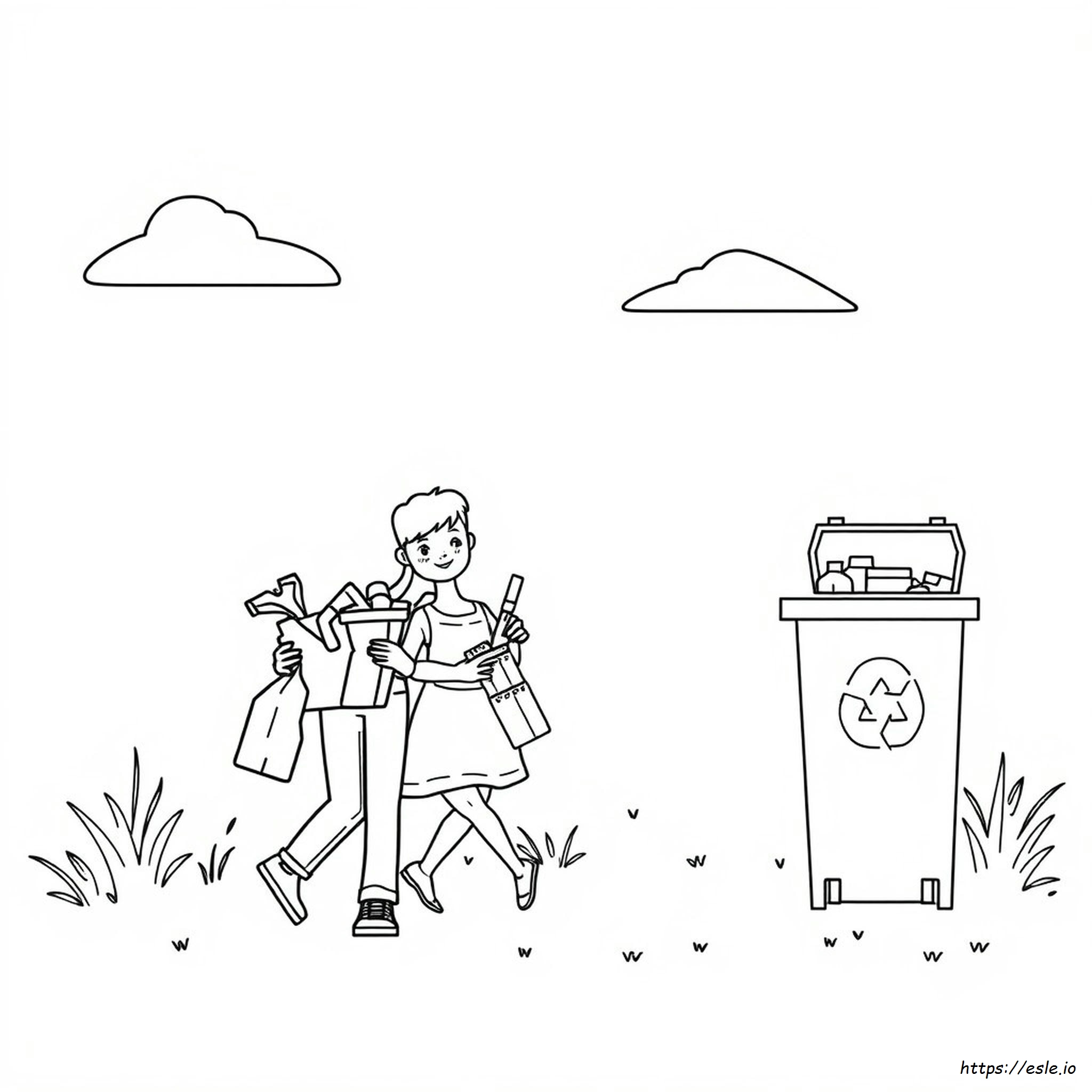 Coloring Pages For Recycling