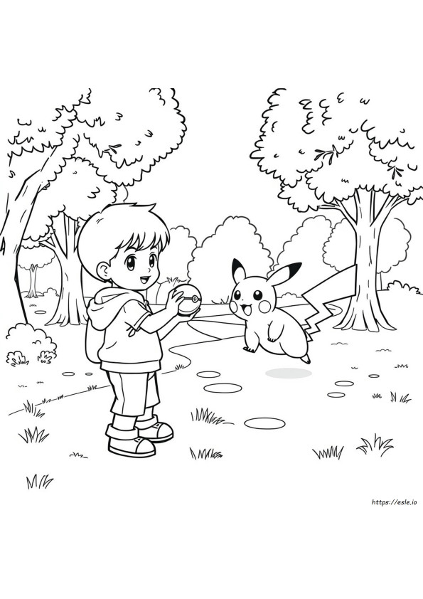 Pokemon Go Coloring Pages