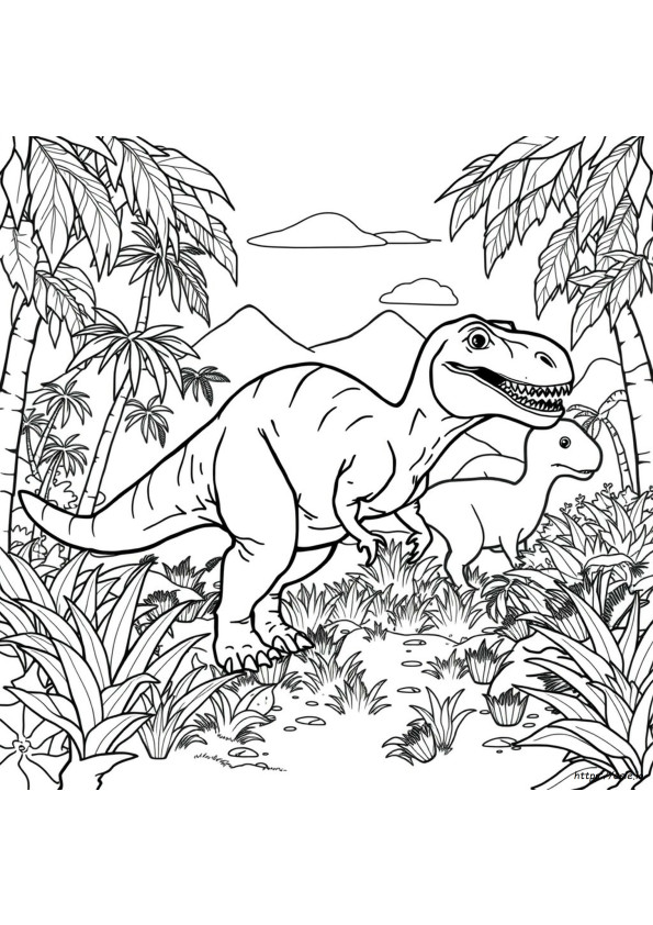 Jurassic World Dominion Coloring Pages Printable