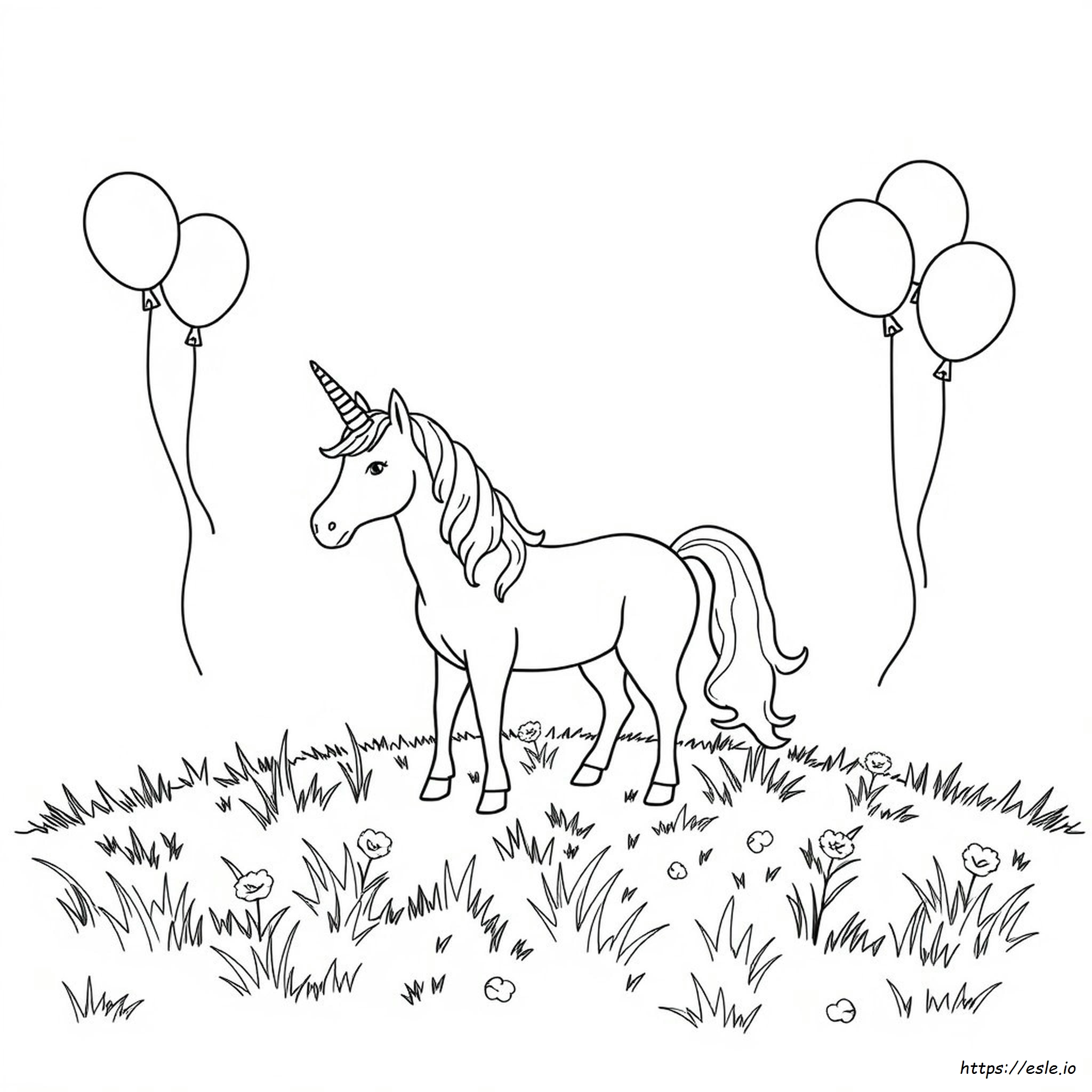 Coloriages Anniversaire Licorne