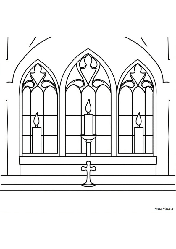 Liturgisen Vuoden Värit Värityskuvat