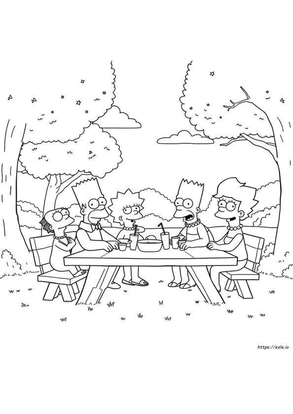 Coloriages Les Simpson À Imprimer