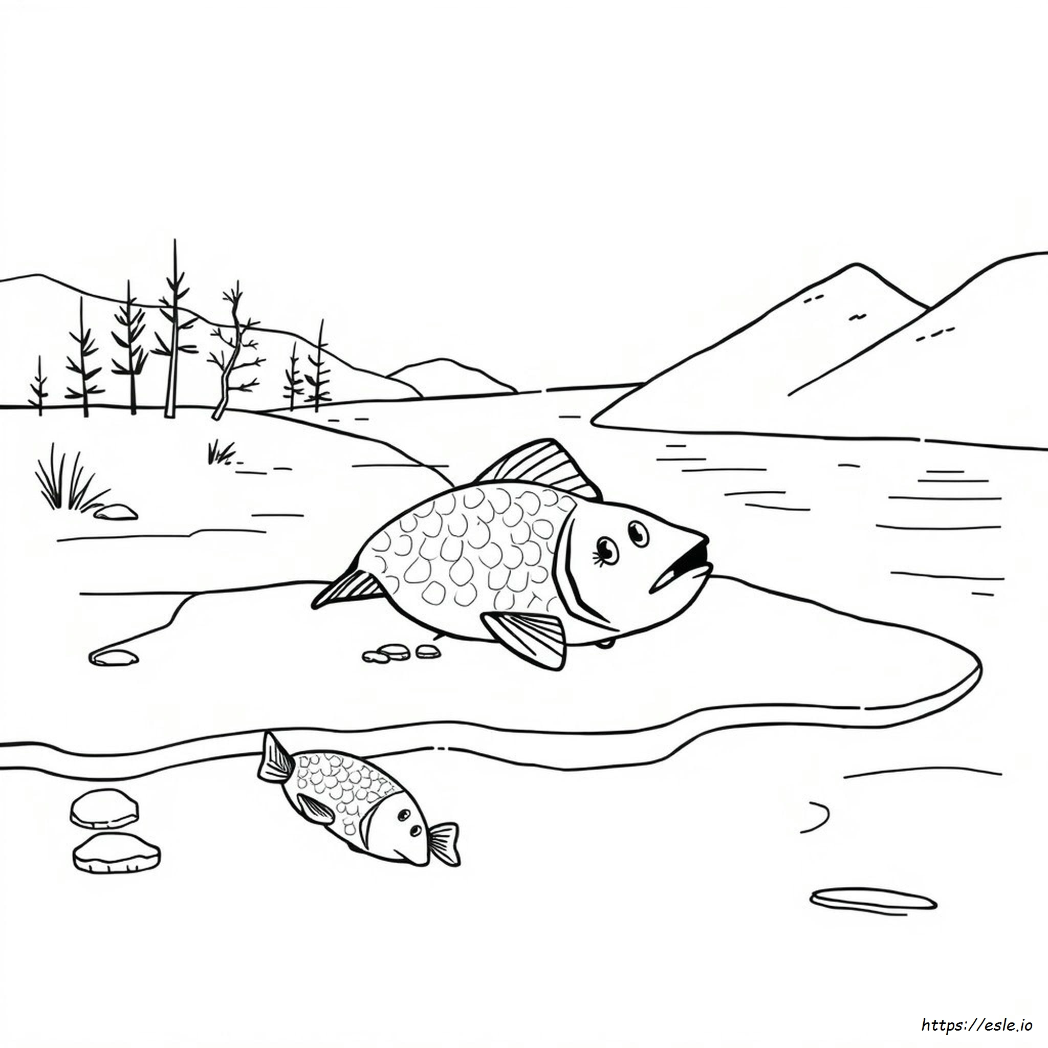 Ikan Licin Gambar Mewarnai