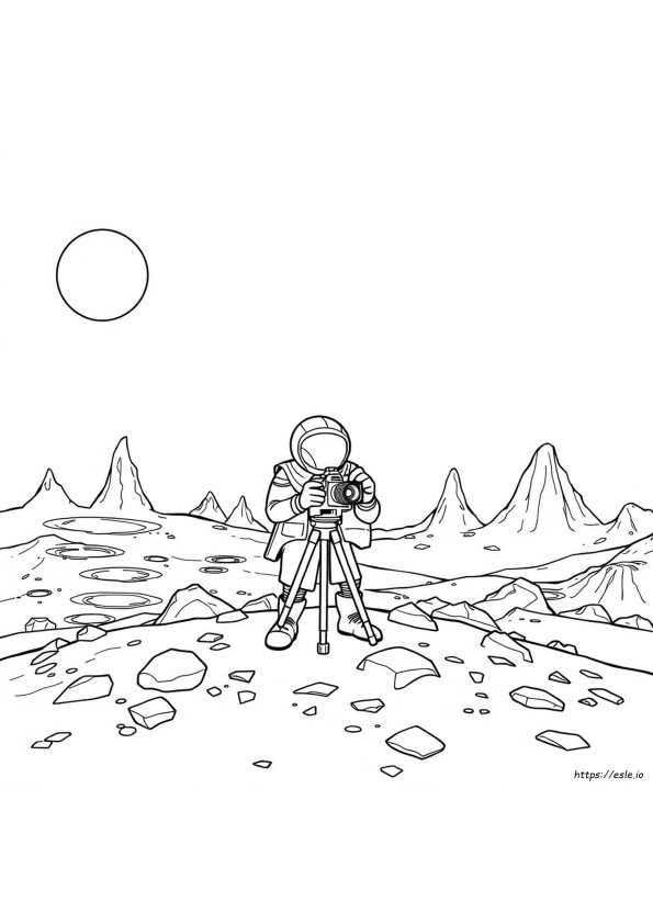 Titan Cameraman Coloring Page Printable