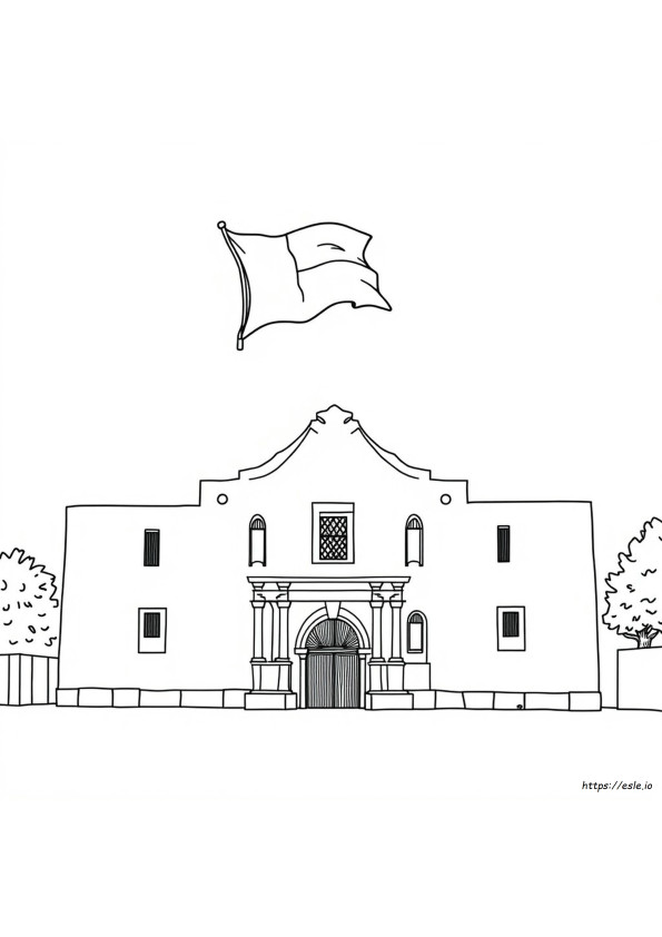 Alamo Ausmalbilder