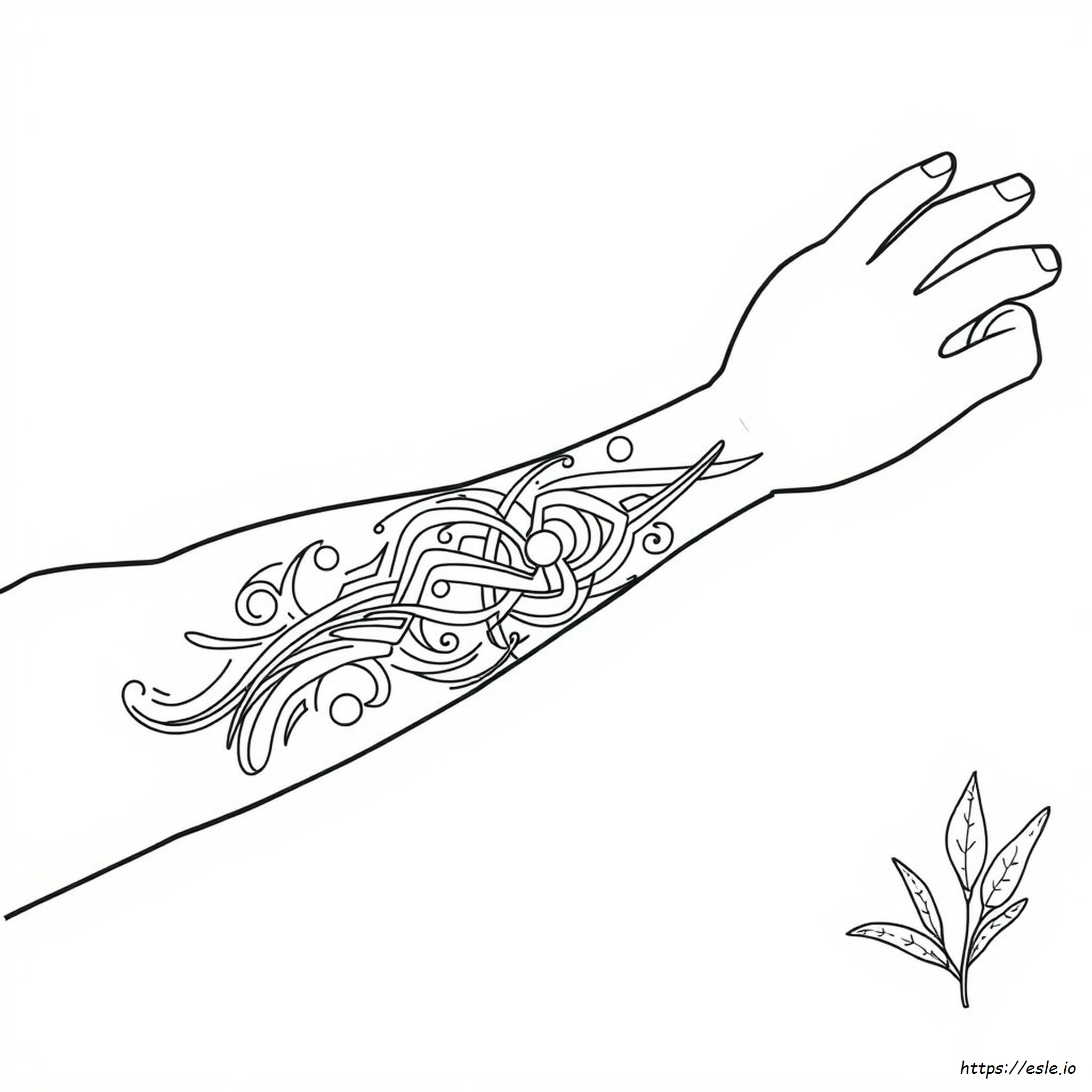 Tribal Tattoo Coloring Pages