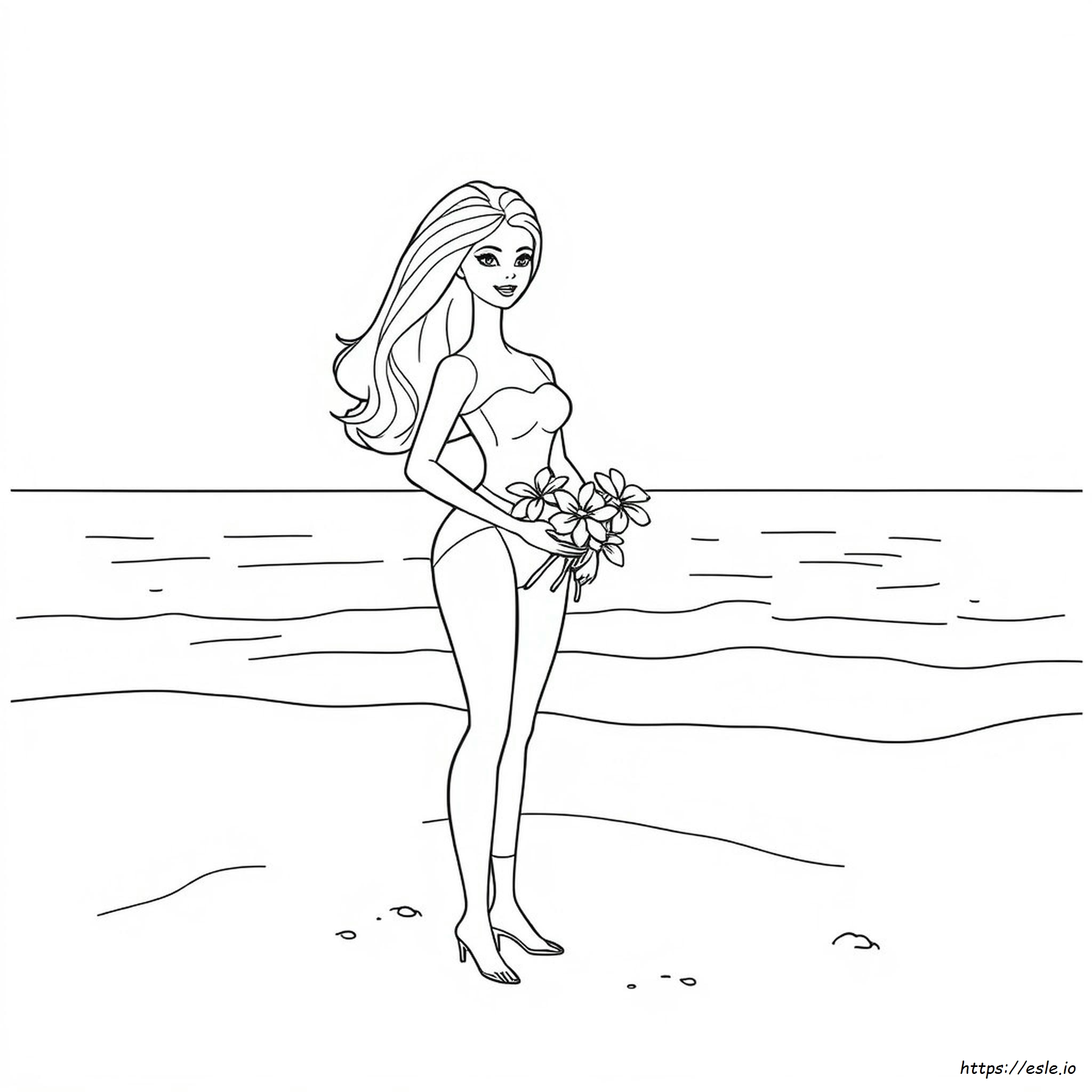 Barbie Doll Drawing For Colouring