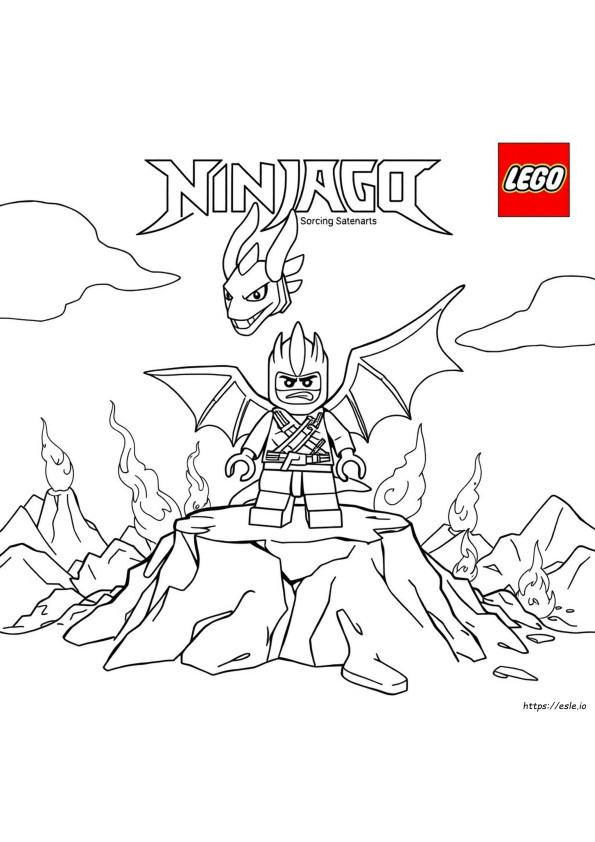 Lego Ninjago Fangpyre Kolorowanki