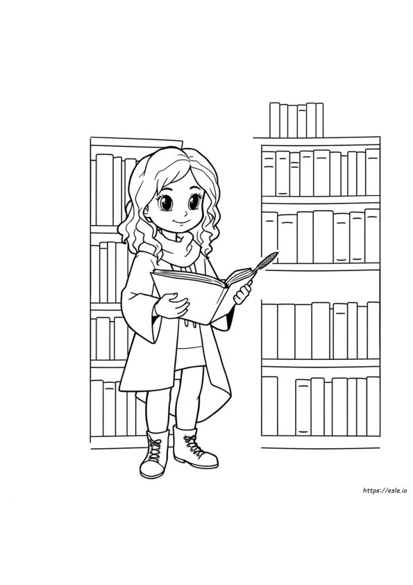 Hermione Granger Coloring Page