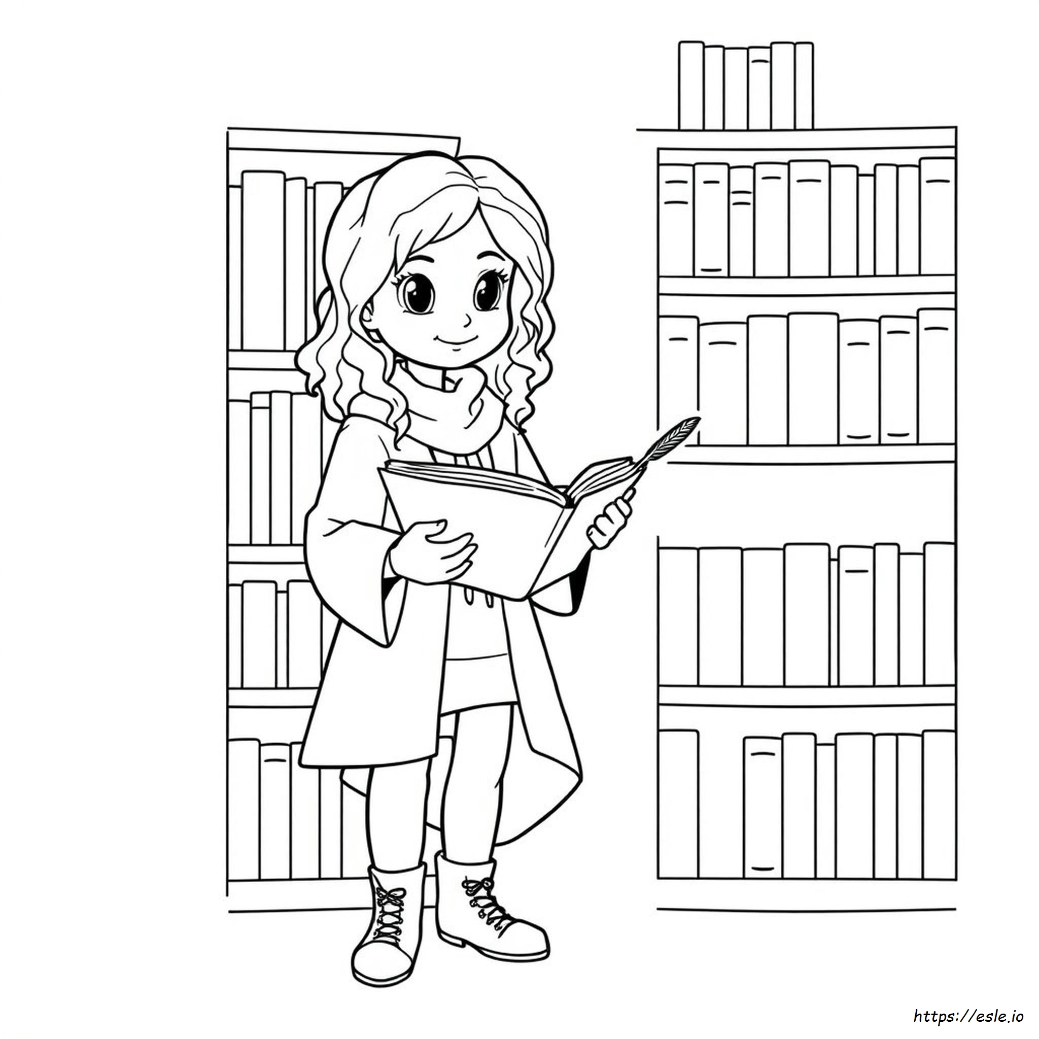 Hermione Granger Coloring Page