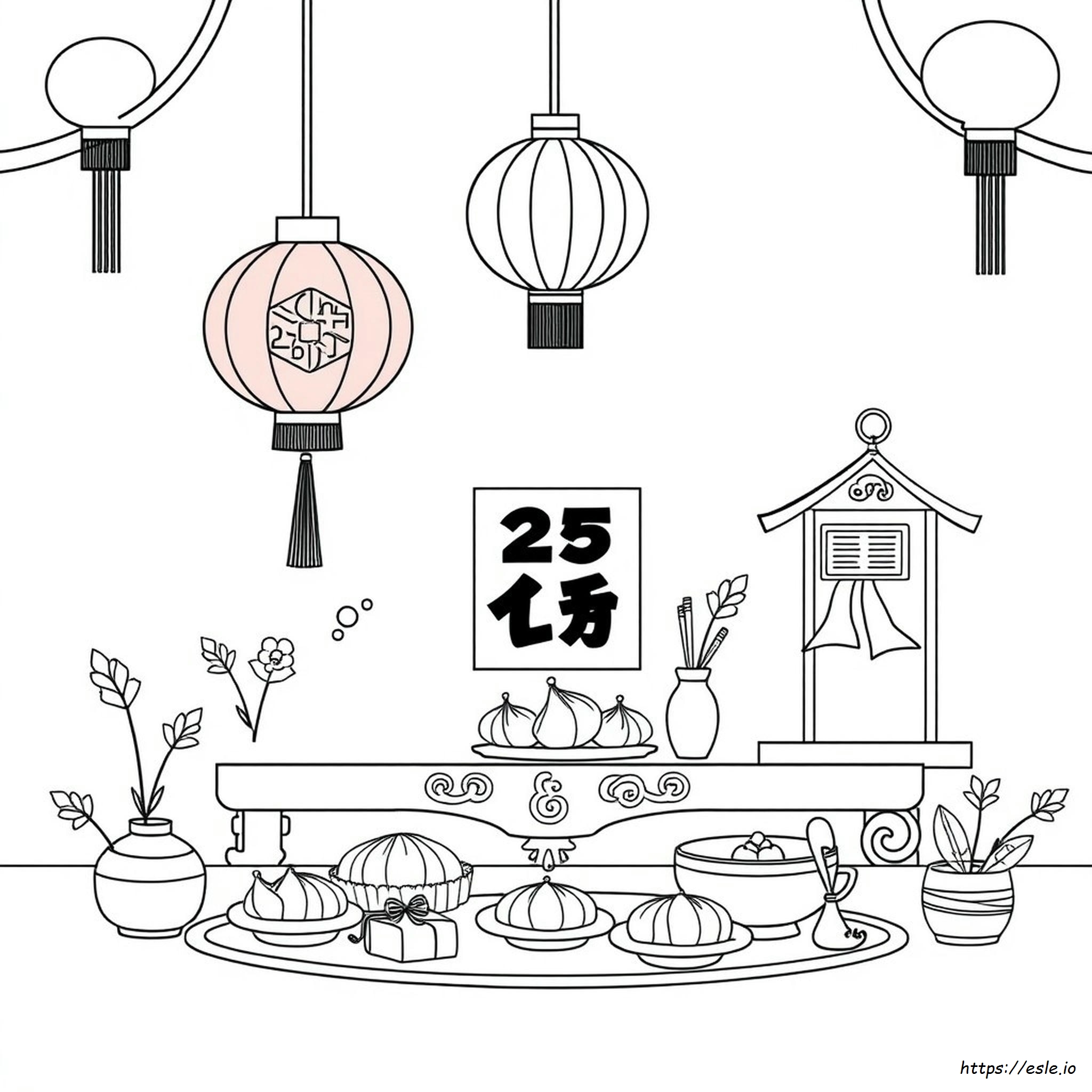 Chinese Lunar New Year Coloring Pages