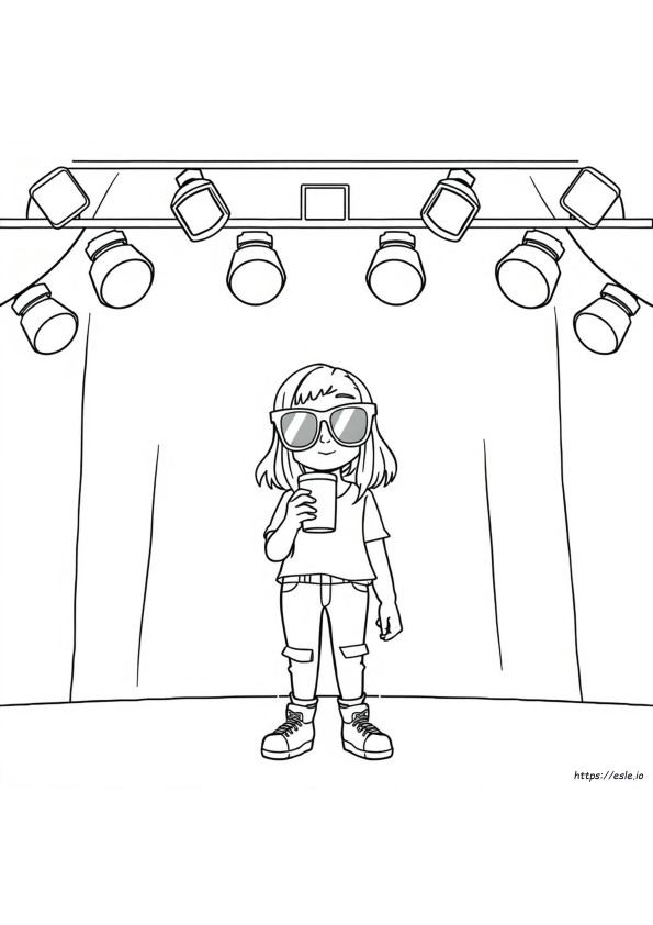 Billie Eilish Para Colorir