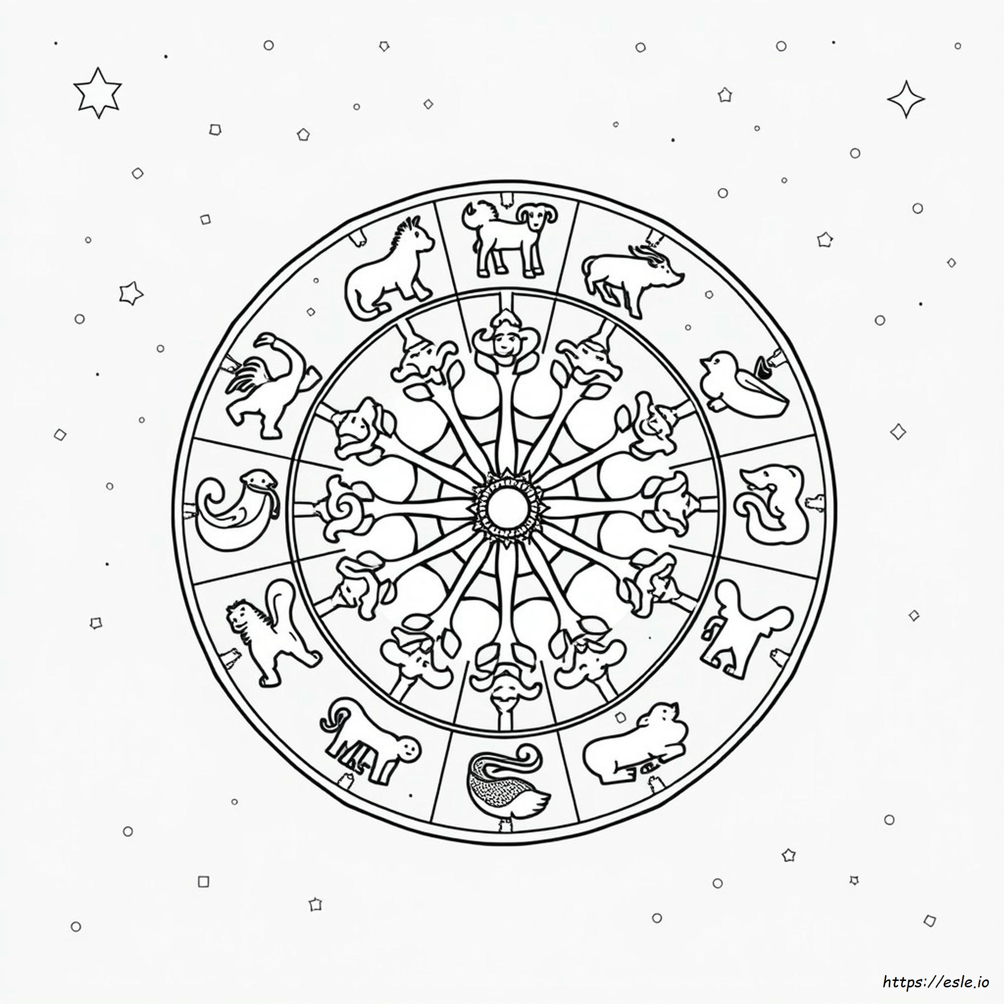 Disegni Da Colorare Gratuiti E Stampabili Dello Zodiaco